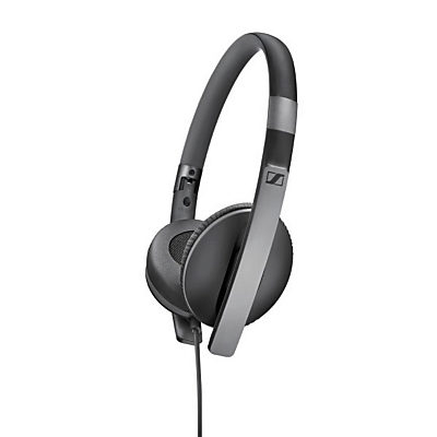 Sennheiser HD 2.30G On-Ear Stereo L-Shape Jack Headphones, Black